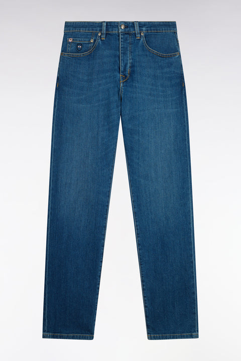 Regular fit blue stretch denim jeans - Image 2