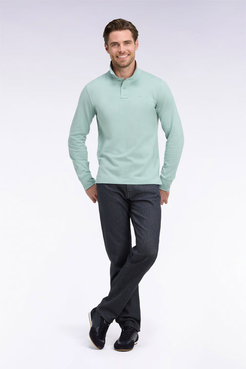 Jean en denim stretch gris foncé coupe regular - Image 3