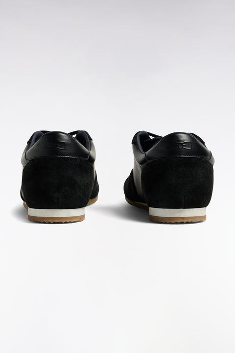 Baskets basses en cuir noir - Image 2