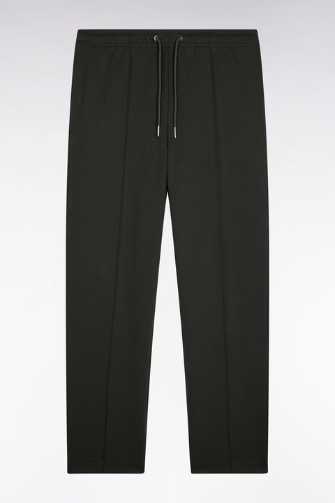 Jogging en interlock de coton stretch kaki coupe droite - Image 2