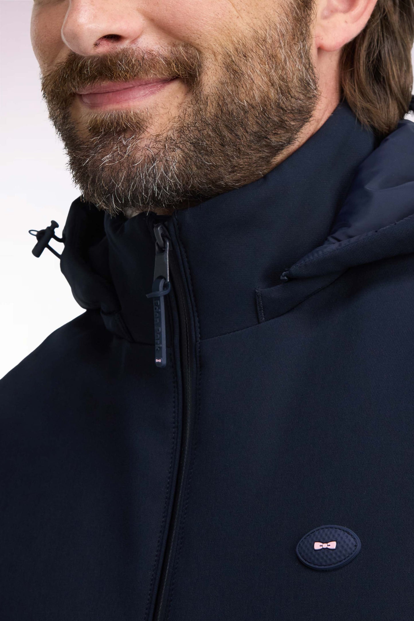 Doudoune sans manches en nylon technique marine