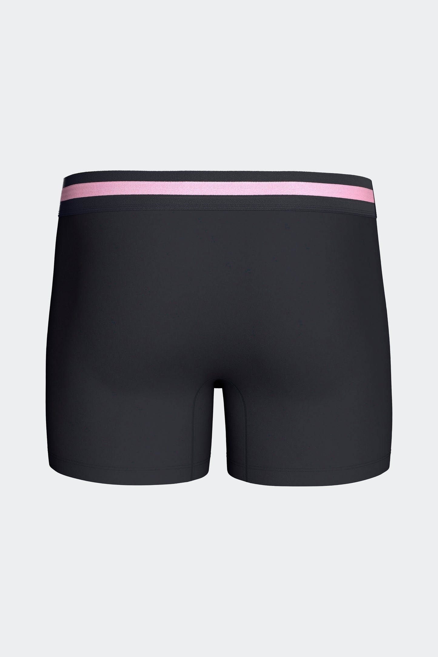 Lot de 2 boxers en jersey de coton stretch marine et rose