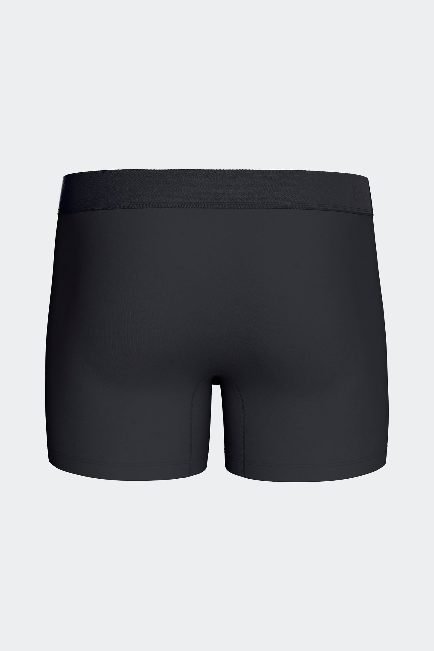 Lot de 2 boxers en jersey de coton stretch unis marine et imprimés pois ciel