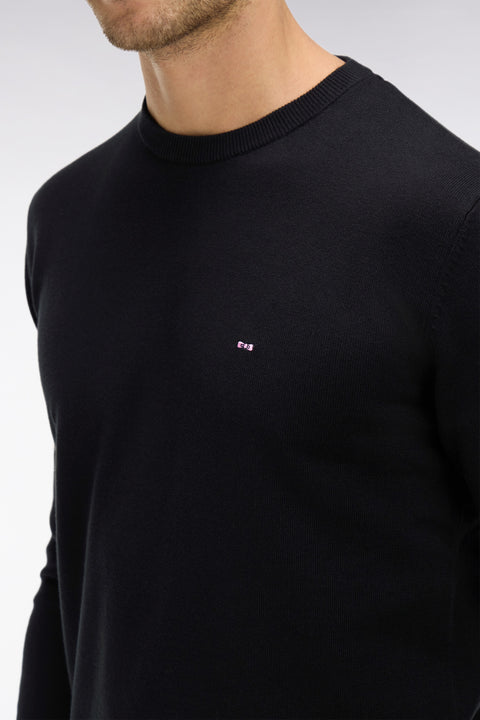 Crew black cotton jumper - Image 3
