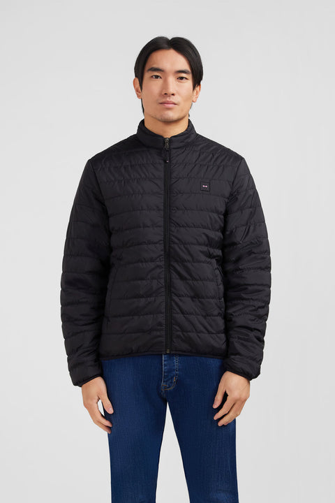 Lightweight, long-sleeved puffa jacket in black - Image 3