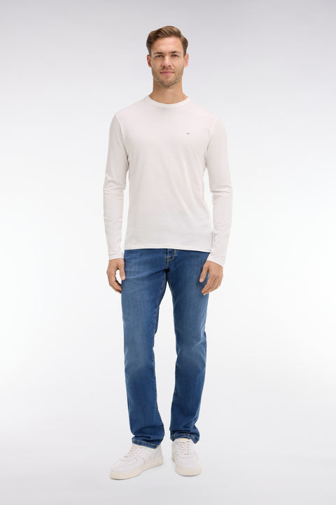 Blue jeans in stretch cotton - Image 3