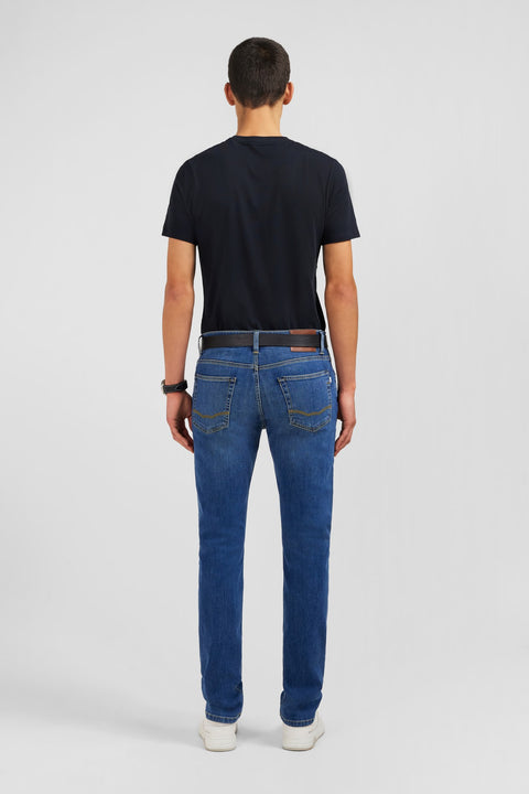 Blue jeans in stretch cotton - Image 3