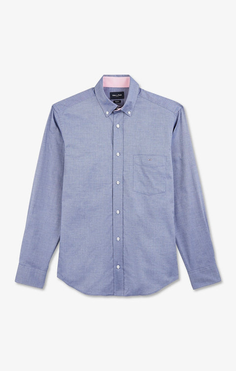 Navy blue cotton shirt - Image 2