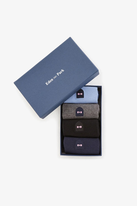 Set of four pairs of plain socks - Image 3