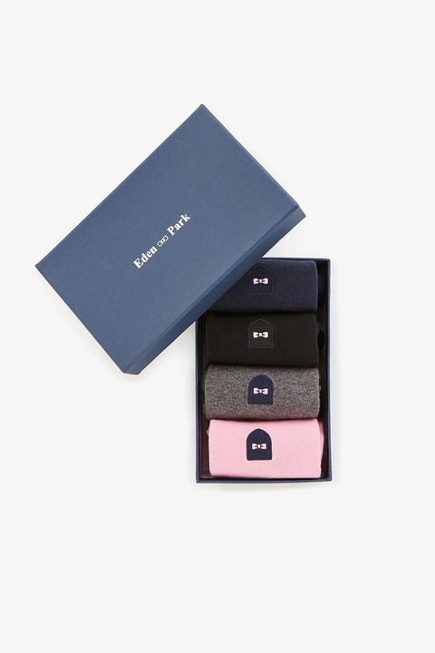 Set of four pairs of plain socks - Image 3