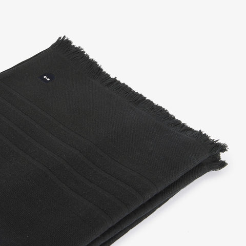 Plain dark blue hammam towel - Image 2