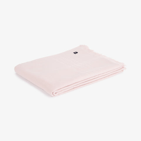 Plain pink hammam towel - Image 1