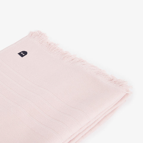 Plain pink hammam towel - Image 2