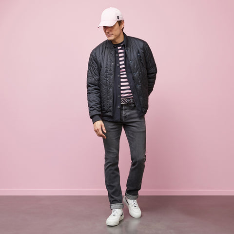 Water-repellent navy-blue jacket - Image 1