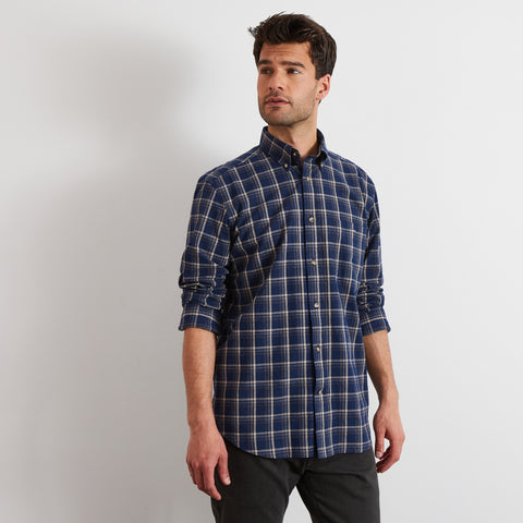Checked flannel shirt - Image 1