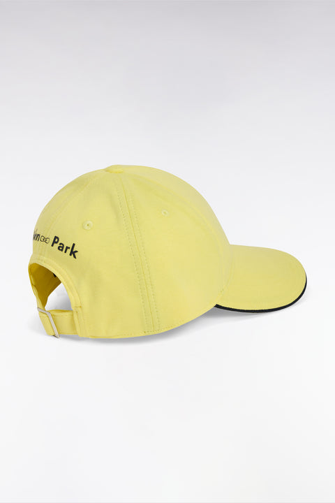 Yellow cotton jersey cap - Image 3