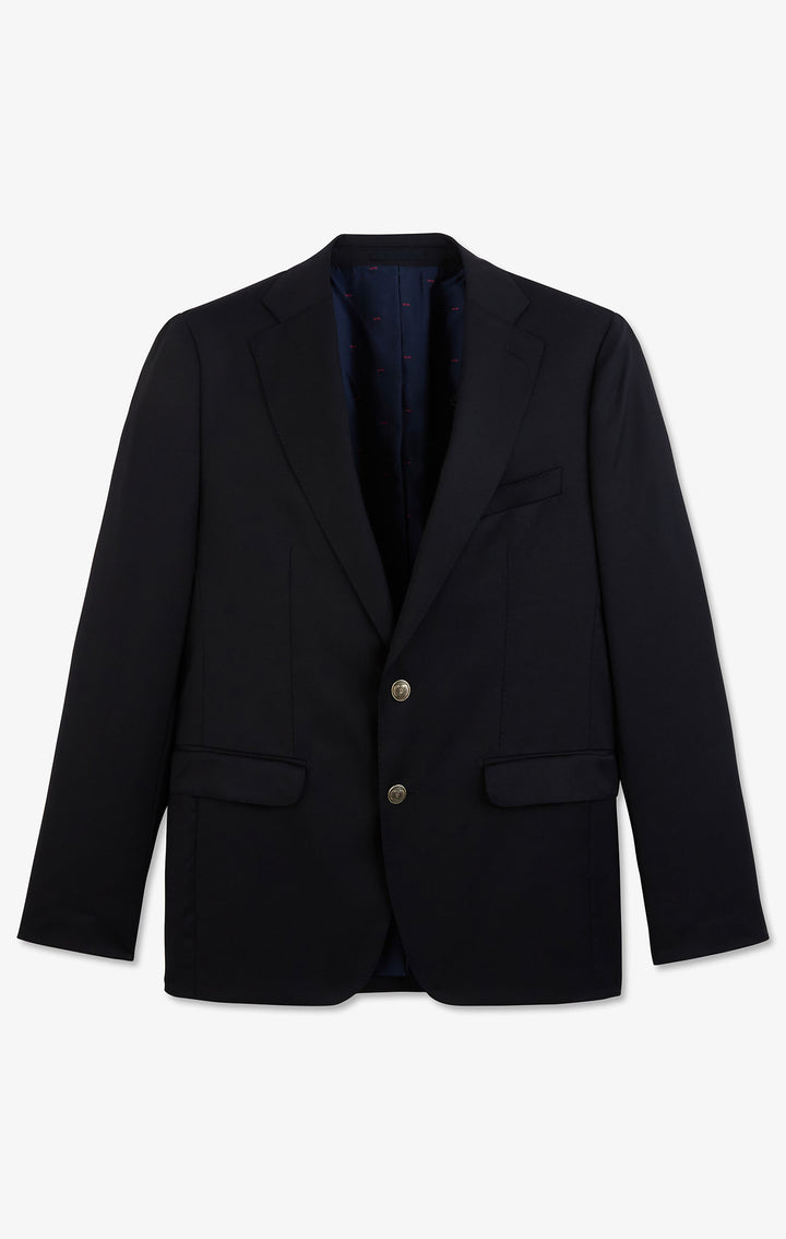 Regular dark blue blazer