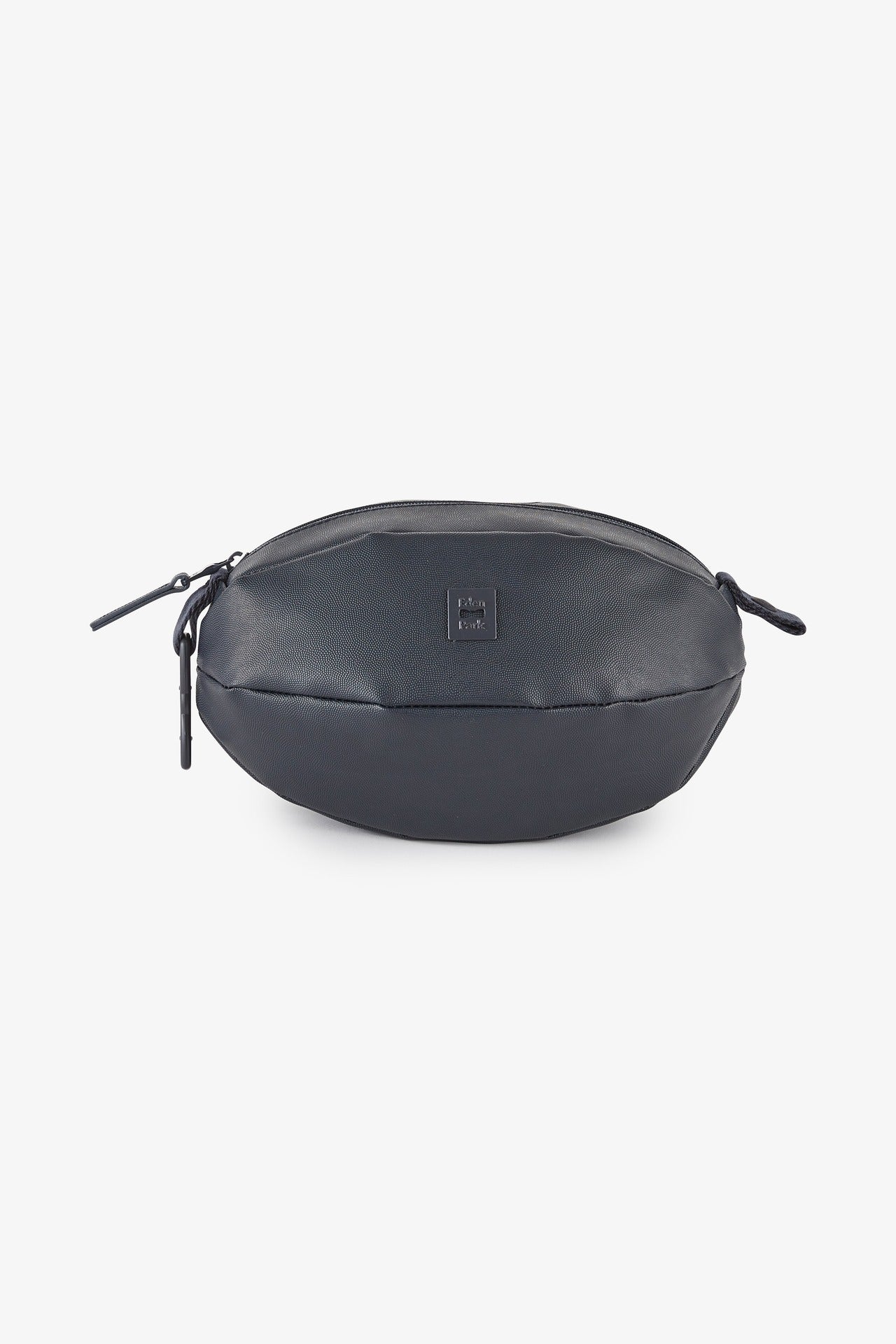 Dark blue leather oval case