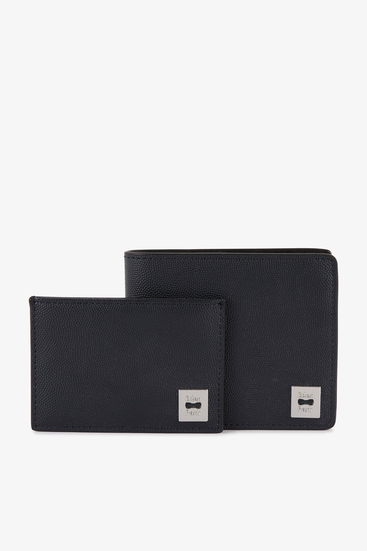 Navy blue Italian wallet and card holder