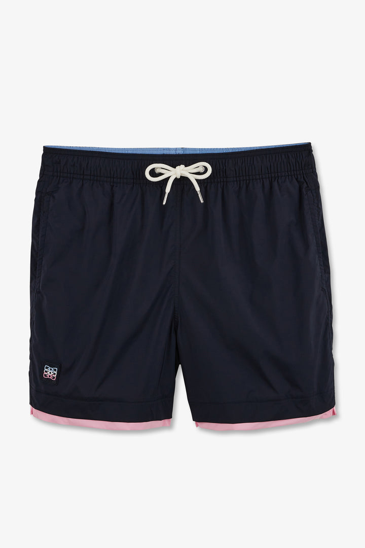 Navy blue swim shorts