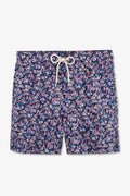 Pink swim shorts with exclusive floral print