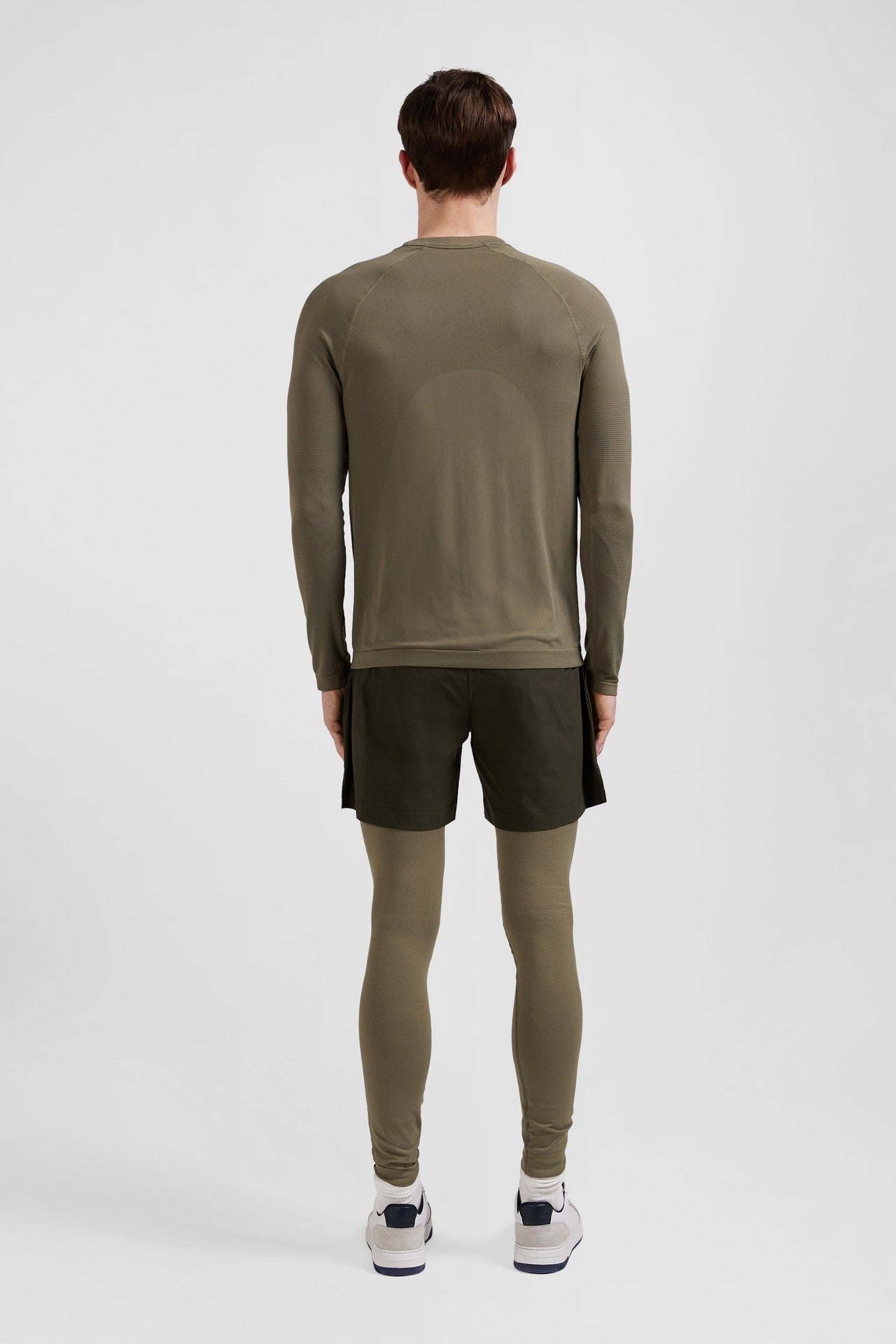 Khaki sports shorts