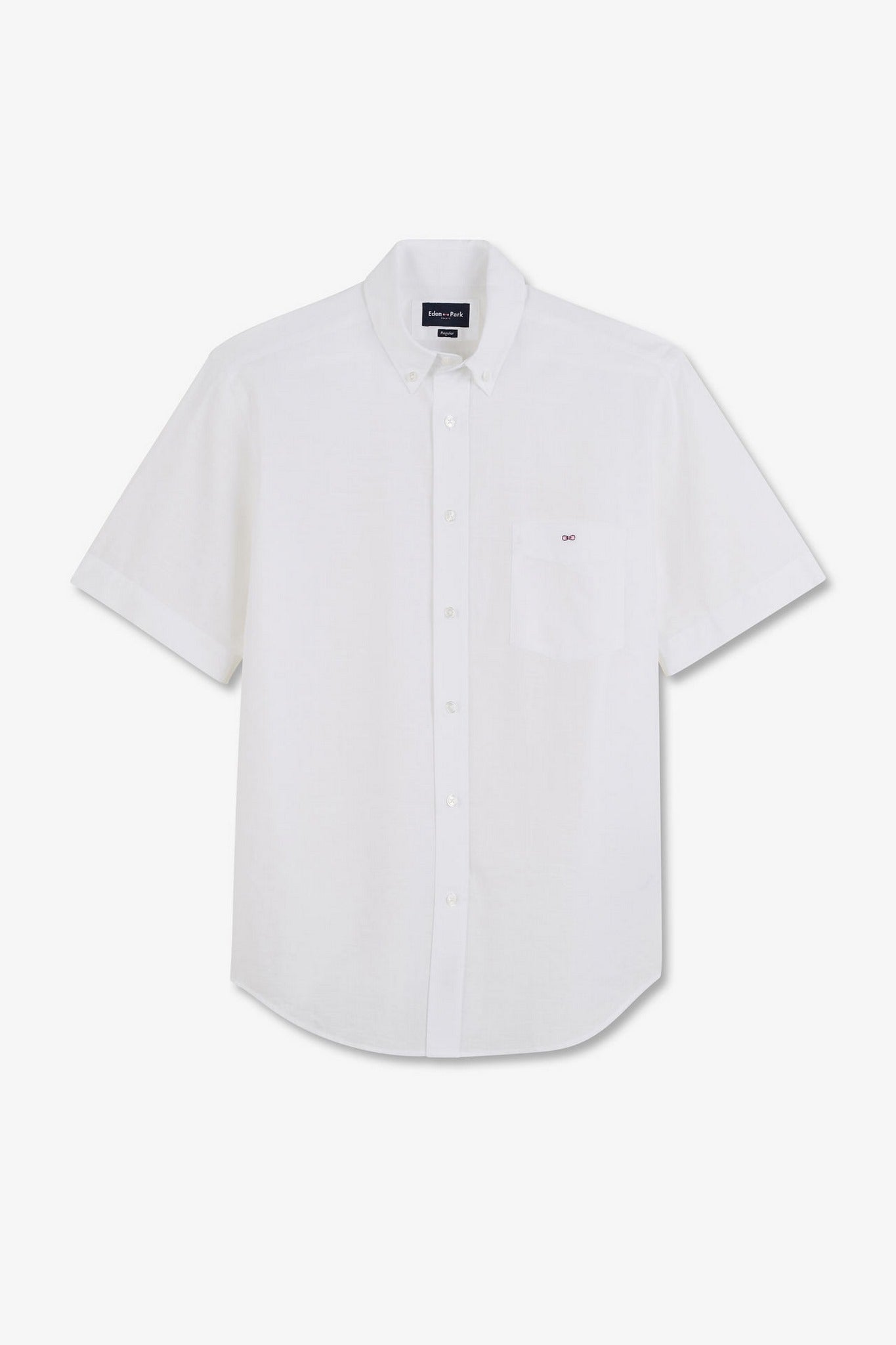 White shirt in cotton dobby