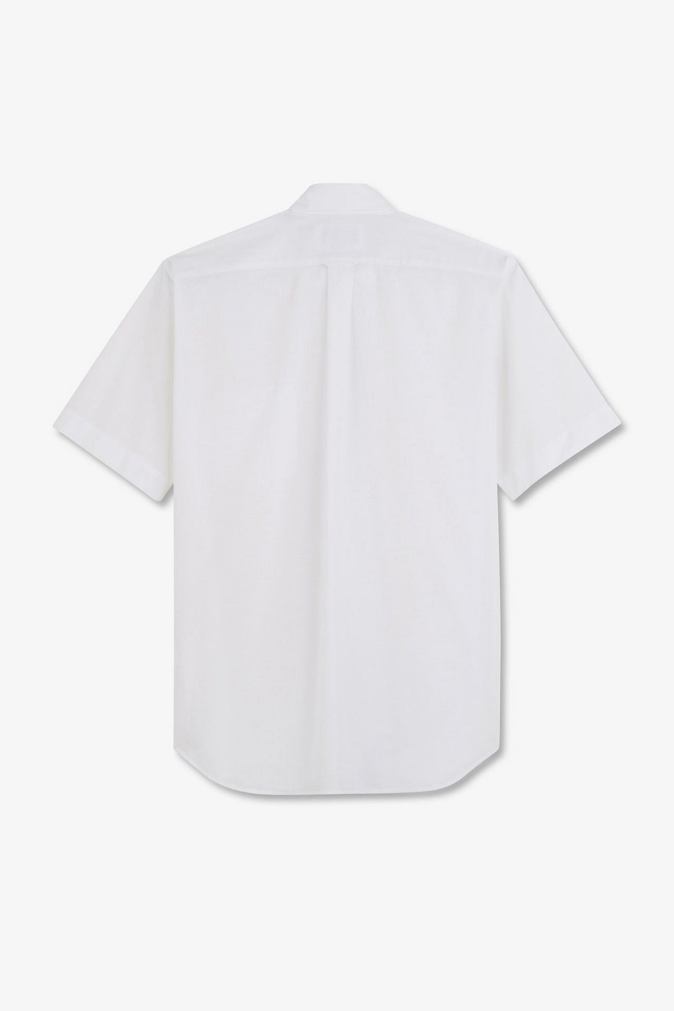 White shirt in cotton dobby