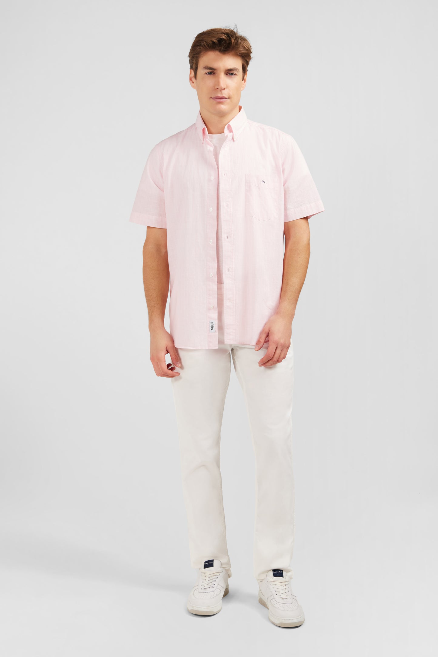 Pink striped shirt