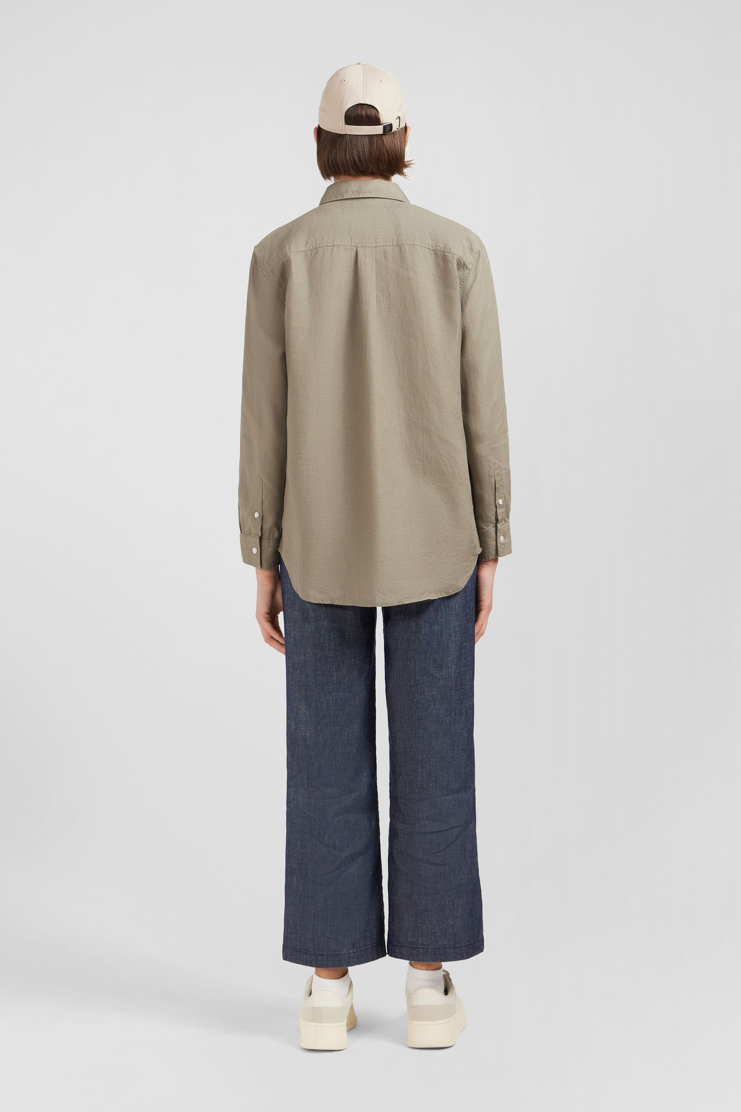 Plain khaki blouse
