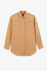 Plain beige blouse