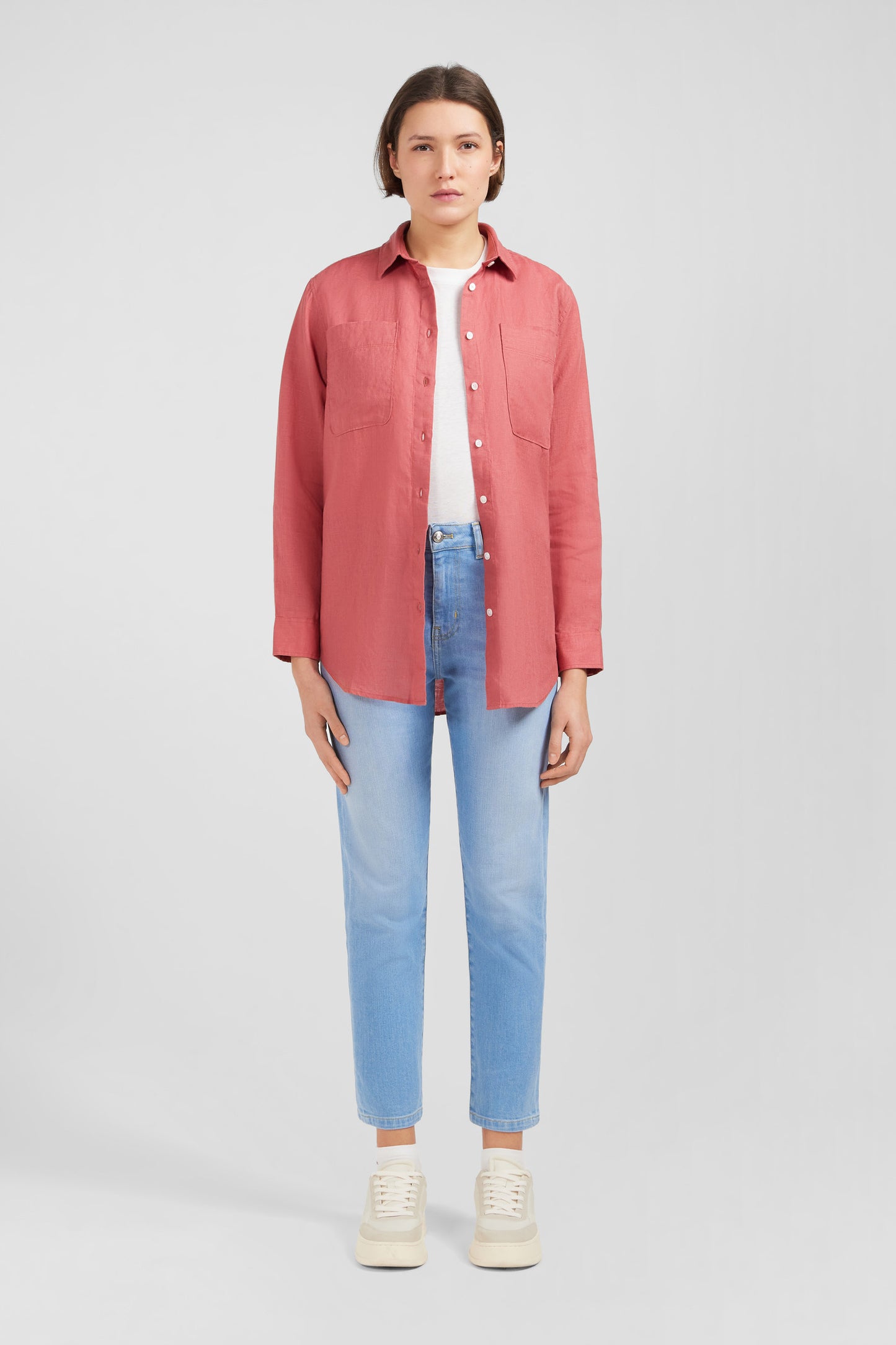 Plain brick blouse
