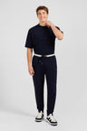 Navy blue jogging bottoms