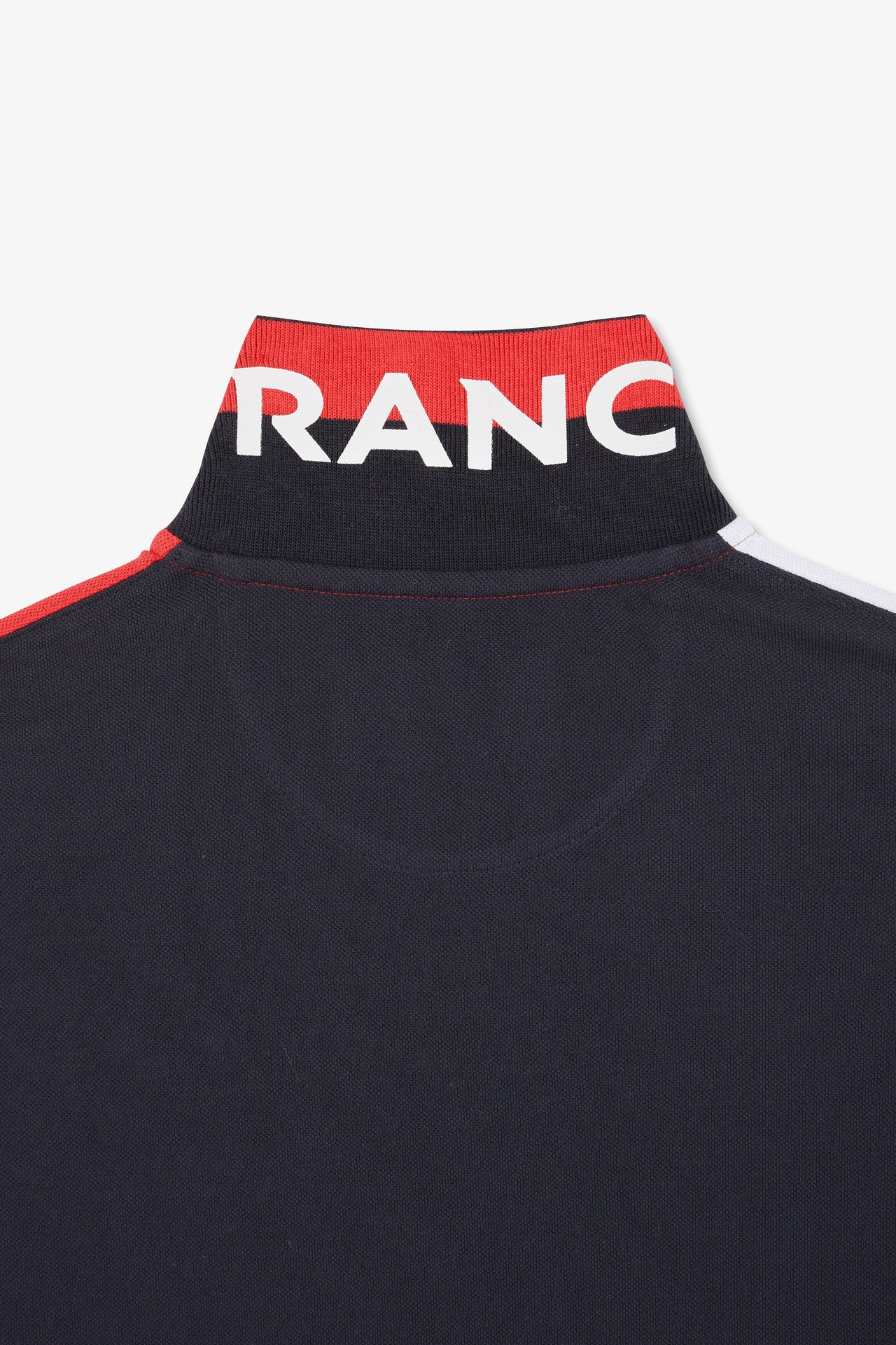 Short-sleeved colour-block XV de France polo shirt