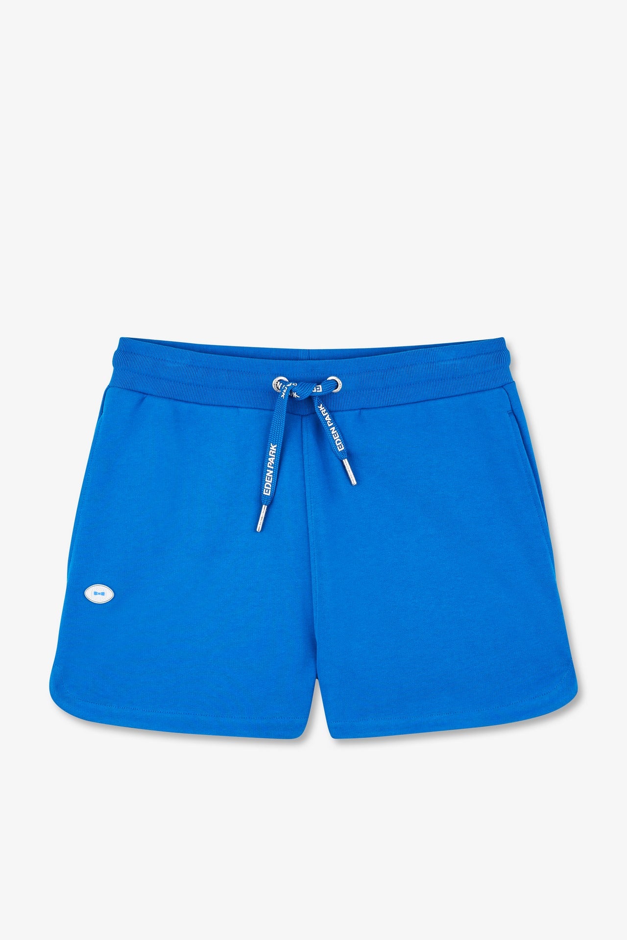 Blue fleece shorts in Regular fit