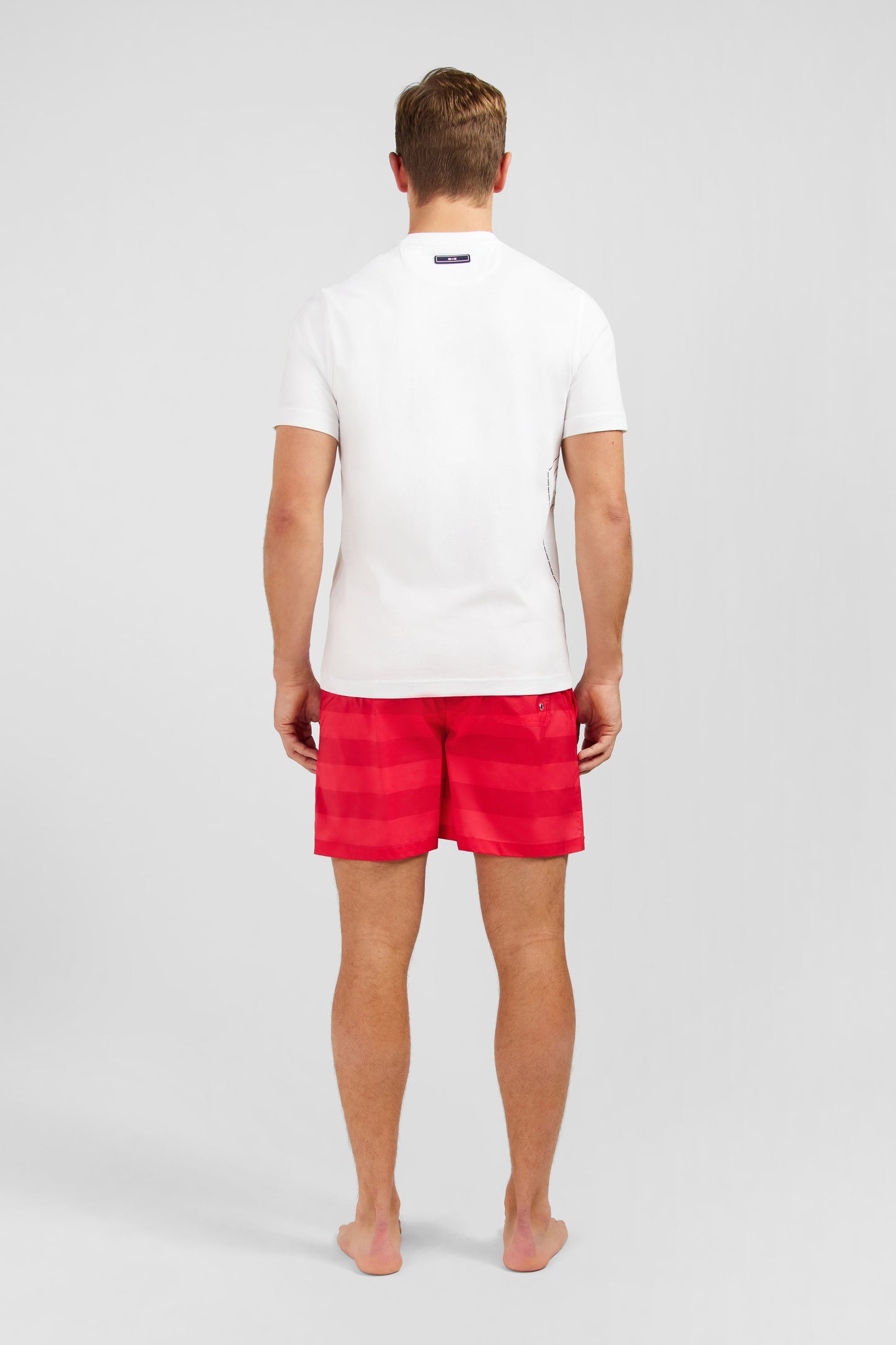White T-shirt with Eden Park print