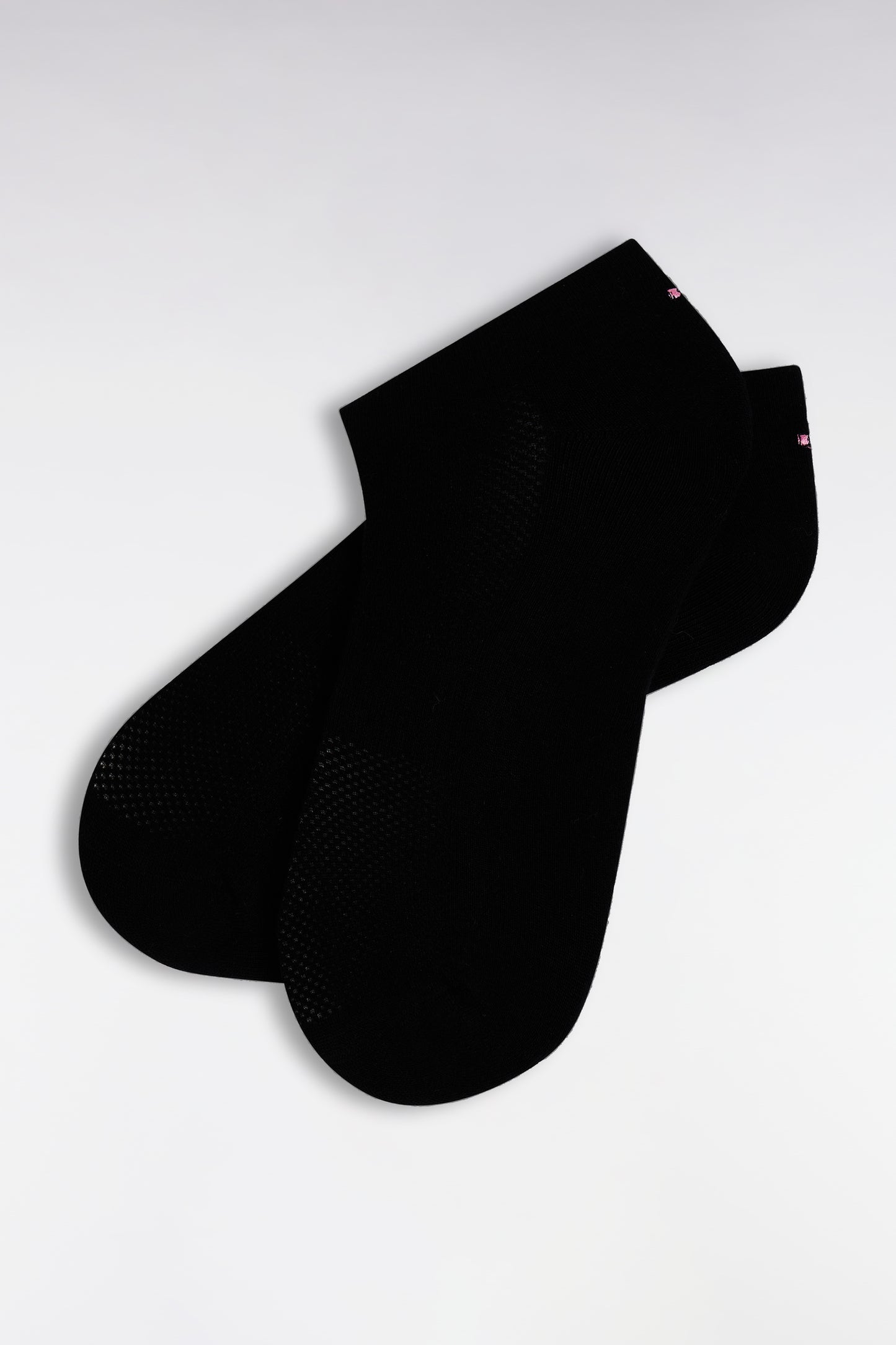 Chaussettes en coton stretch mélangé noires