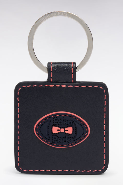Coral leather keychain - Image 1