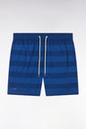 Dark blue striped swimsuit