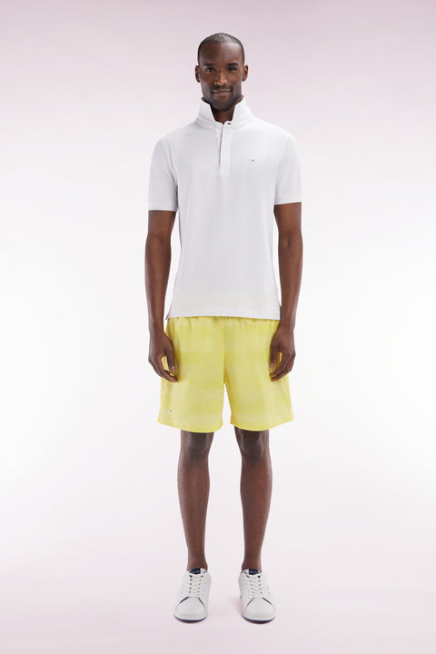 Yellow striped swimsuit - Image 1