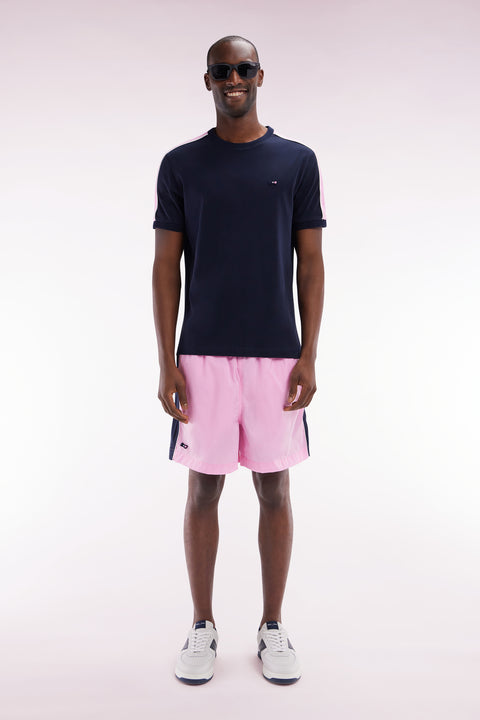 Pink tricolor swimsuit - Image 1