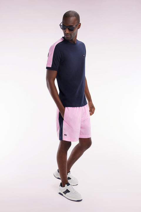 Pink tricolor swimsuit - Image 3