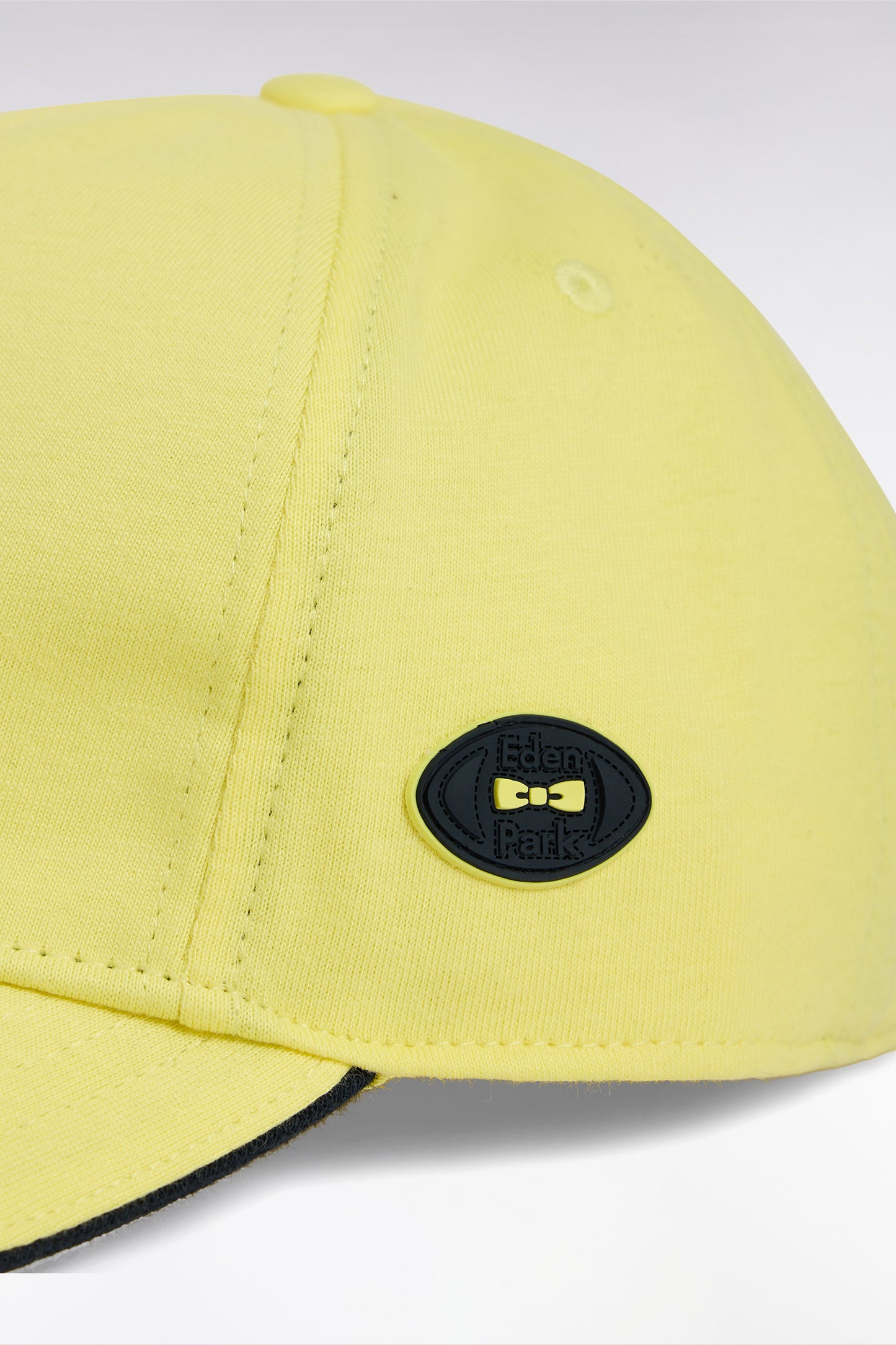 Yellow cotton jersey cap