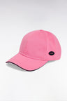 Pink cotton jersey cap