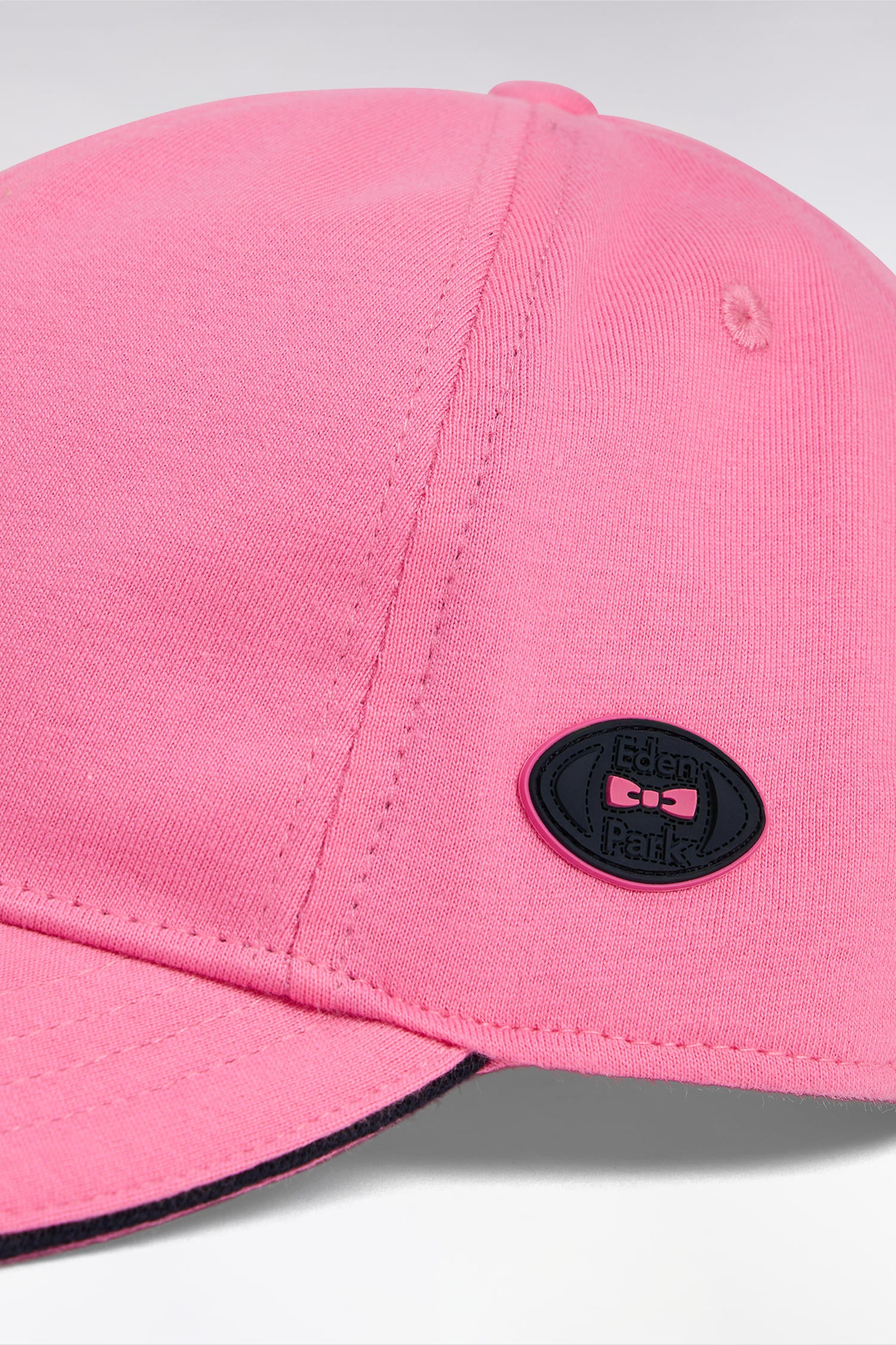 Casquette en jersey de coton rose