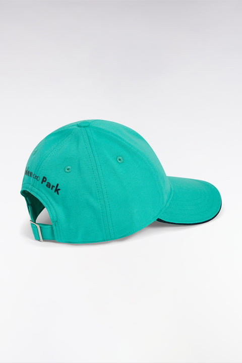 Green cotton jersey cap - Image 3