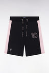 Relaxed-fit New Zealand black and pink cotton shorts