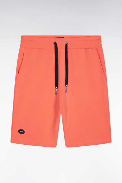 Relaxed-fit oral cotton fleece shorts - Image 2
