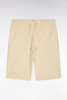 Relaxed-fit ochre cotton fleece shorts