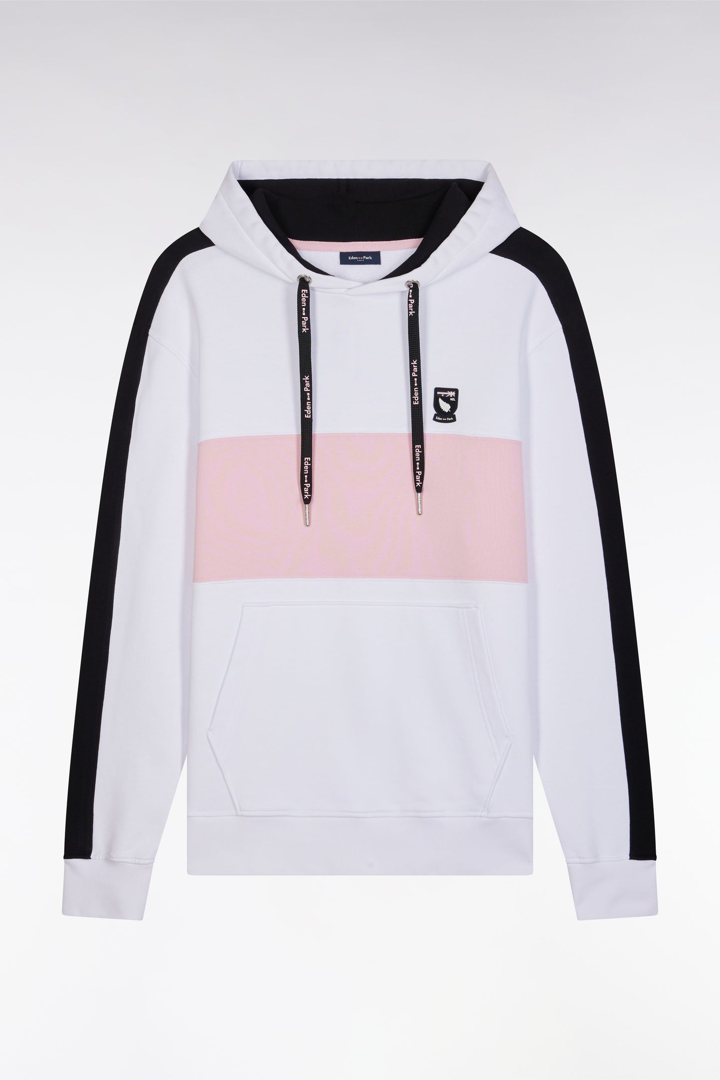 Relaxed-fit New Zealand white cotton hoodie